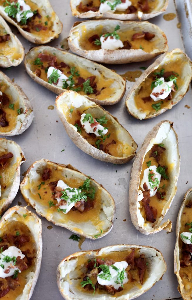 Game Day Baked Potato Skins