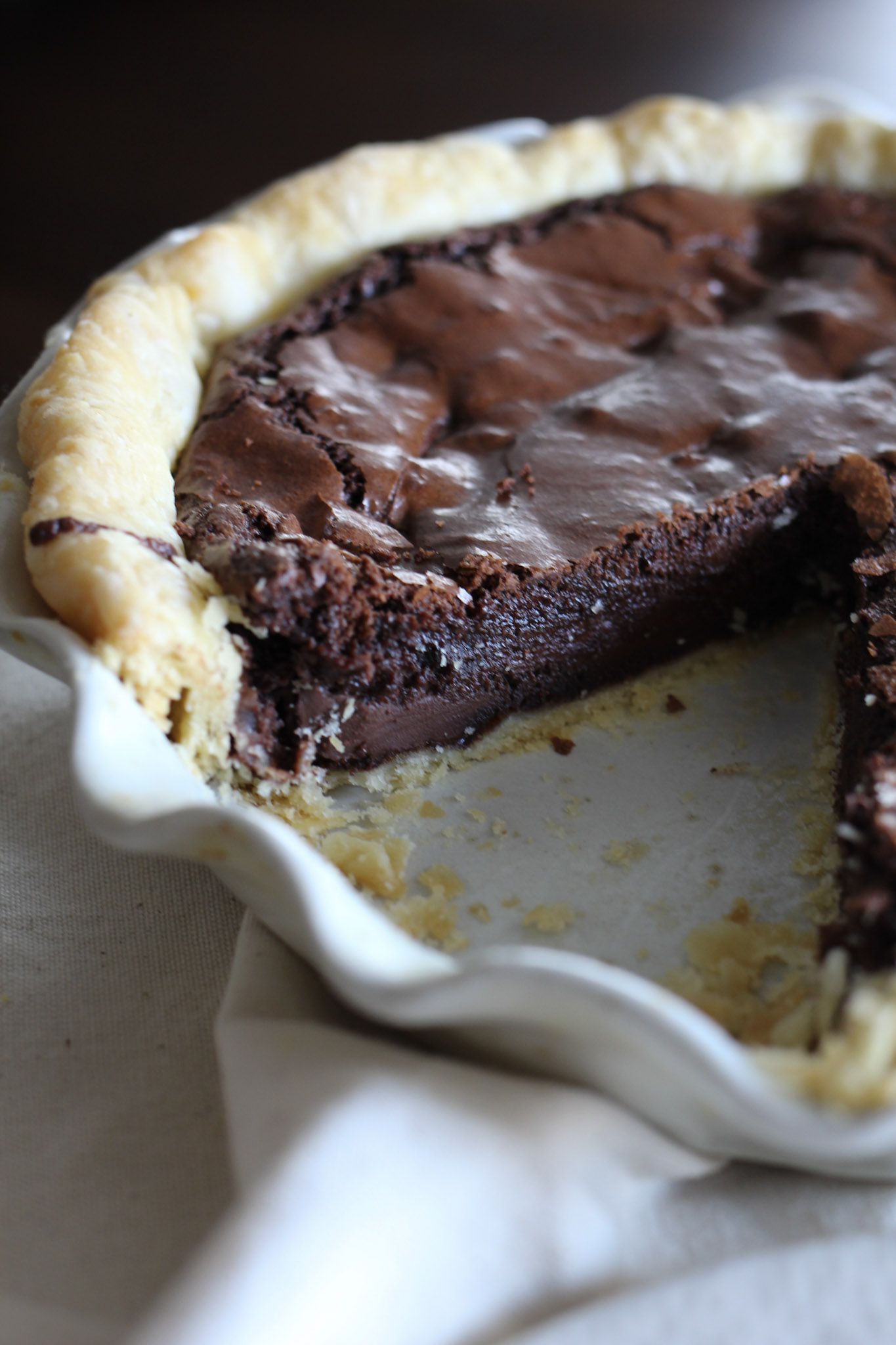Fudge Brownie Pie A Bountiful Kitchen