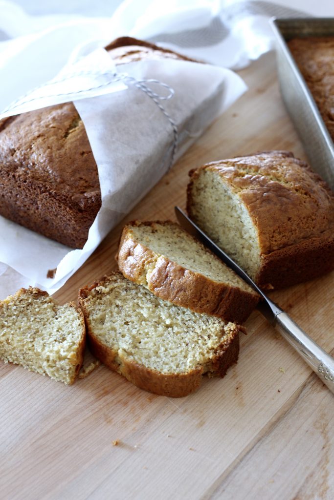 Favorite Sour Cream Banana Bread