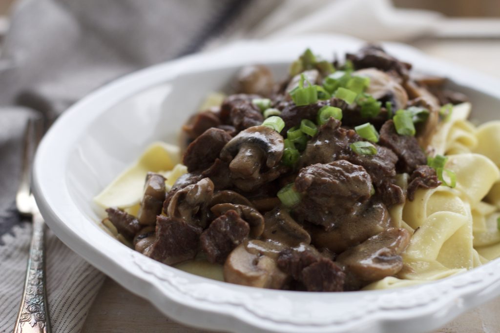 Instant Pot Beef Stroganoff