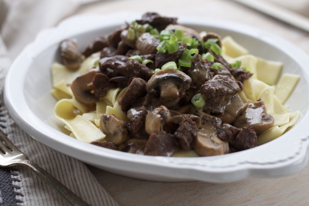 Instant Pot Beef Stroganoff