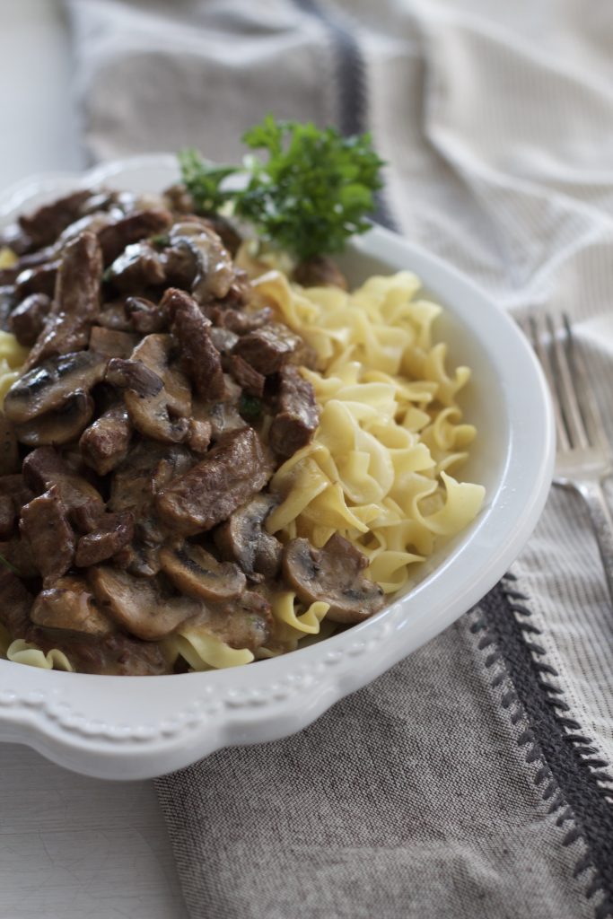 best easy instant pot beef stroganoff