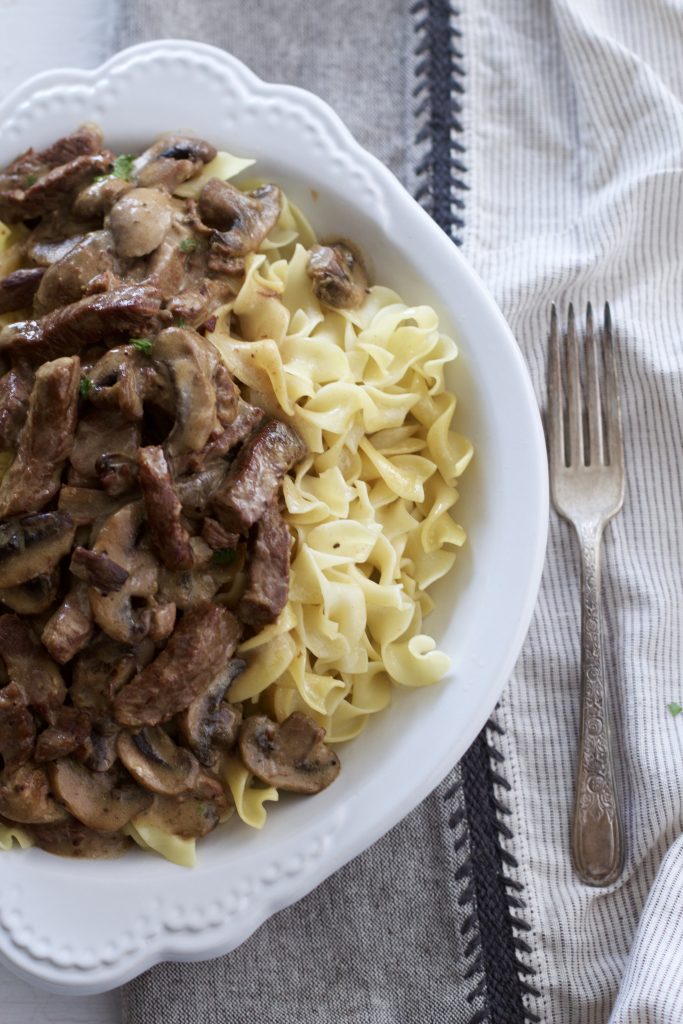 Instant Pot Beef Stroganoff