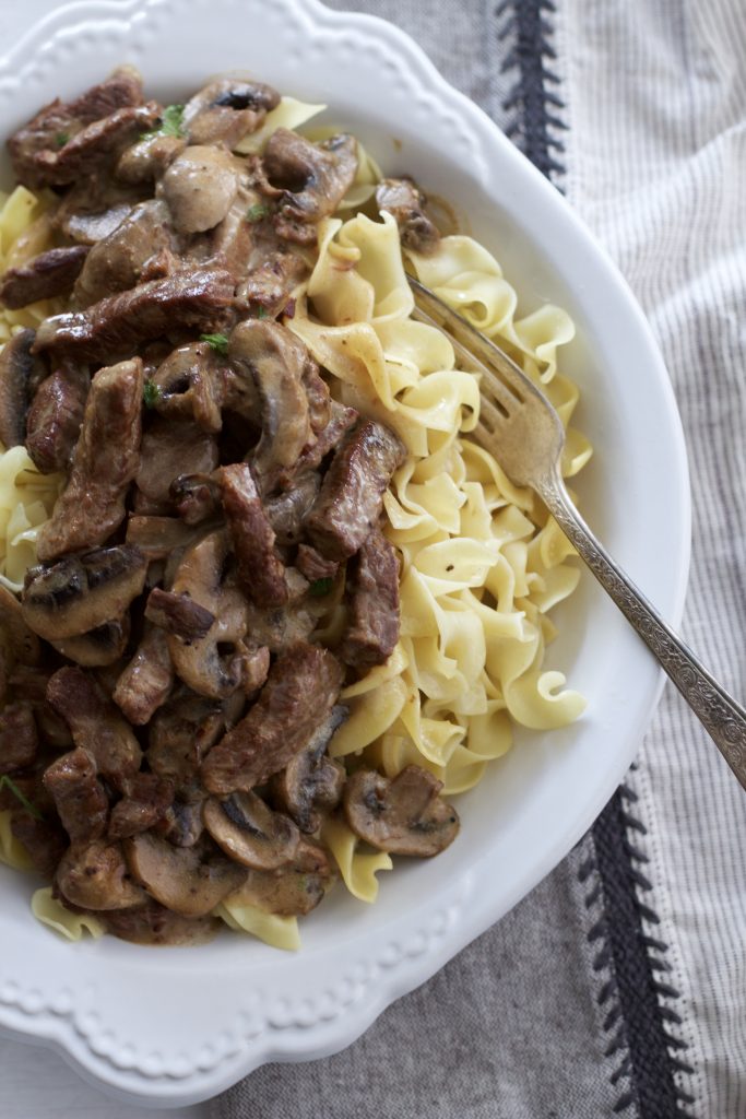 Instant Pot Beef Stroganoff