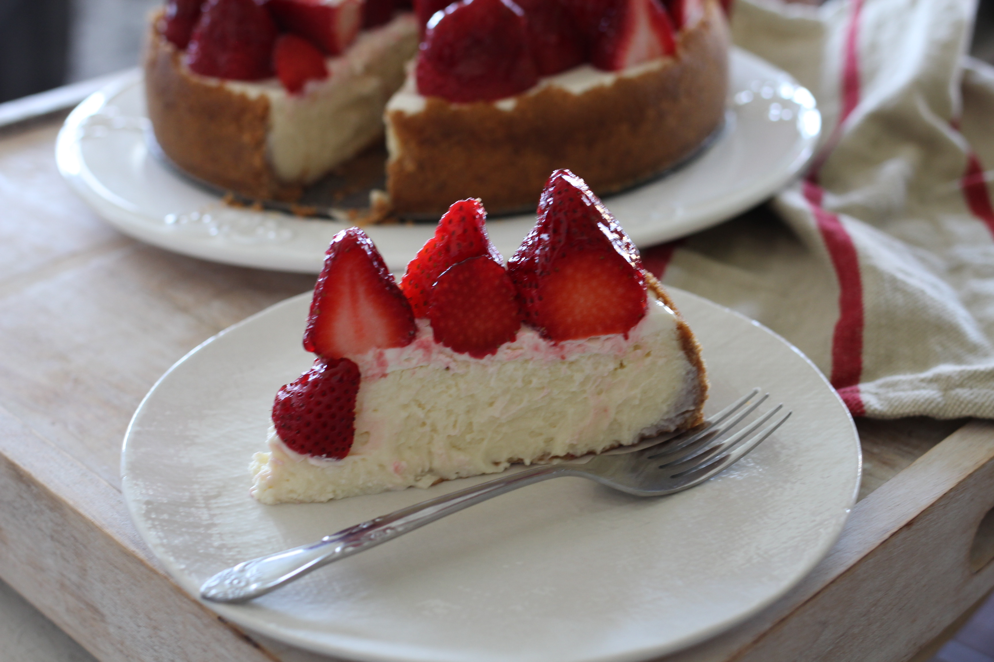 Classic Strawberry Cheesecake