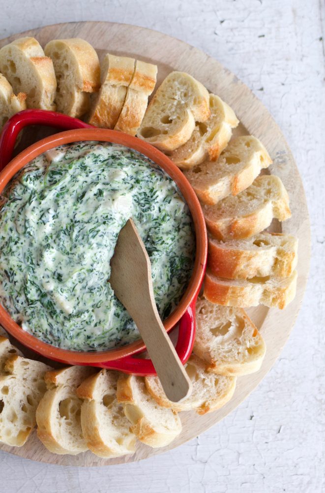 10 Minute Microwave Spinach Dip