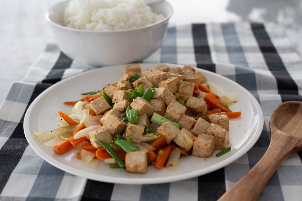 Okinawa Tofu and Vegetables