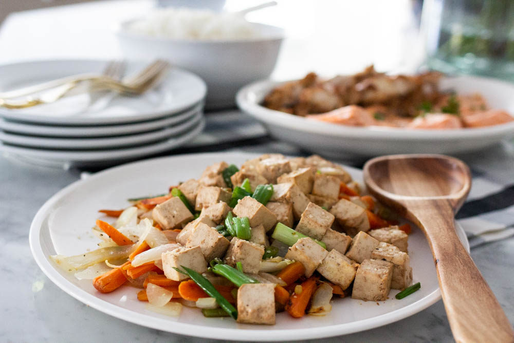 Okinawa Tofu and Vegetables