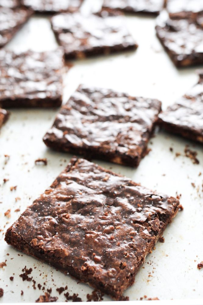 Salted Caramel Brownie Brittle