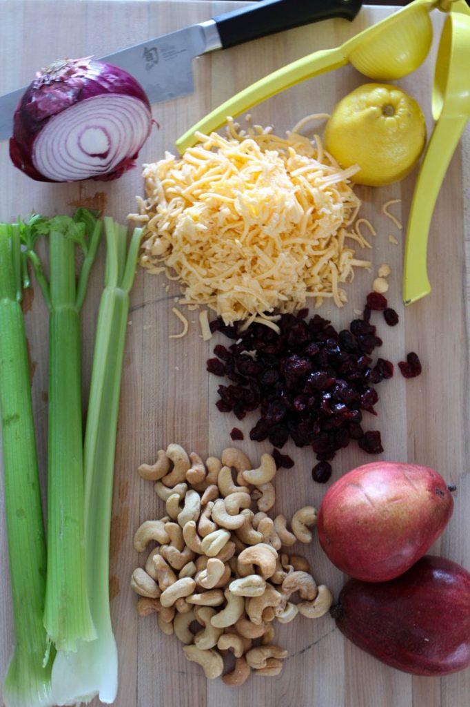 Chicken, Pear and Smoked Gouda Salad