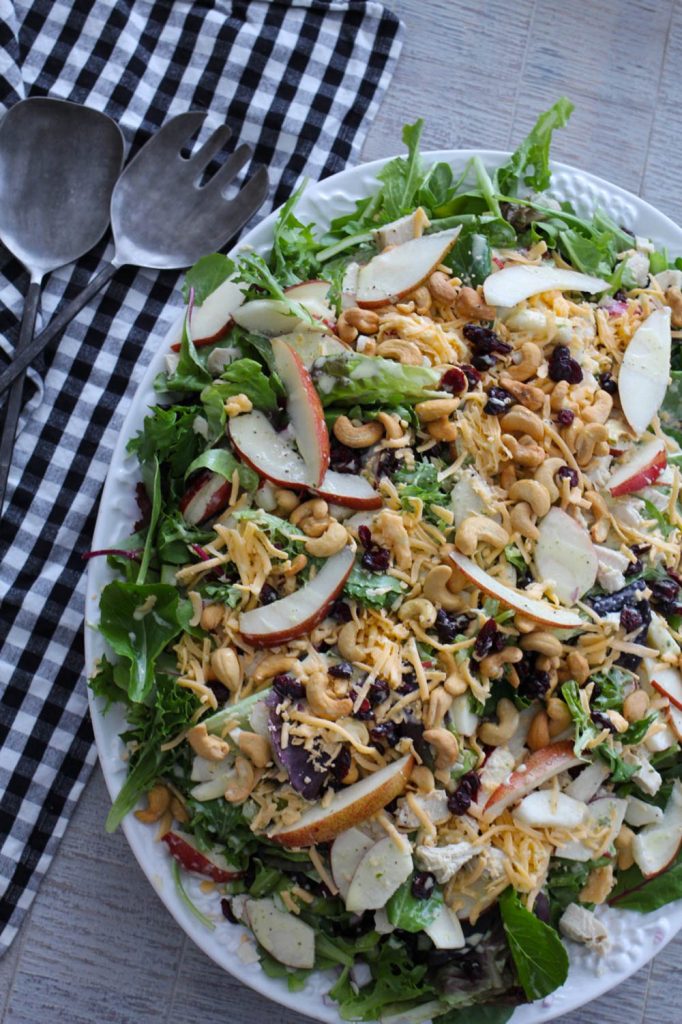 Chicken, Pear and Smoked Gouda Salad