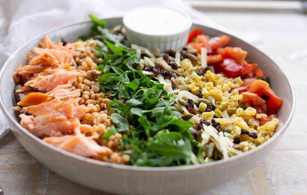 Salmon Chopped Salad