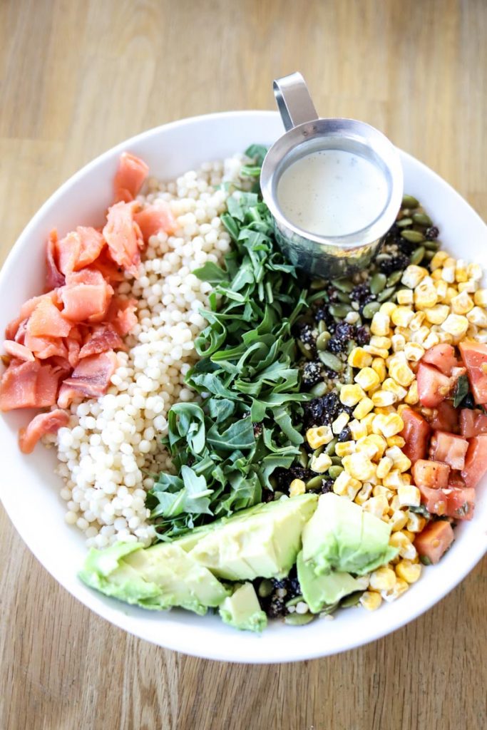 The Greenest Chopped Salad - She Likes Food