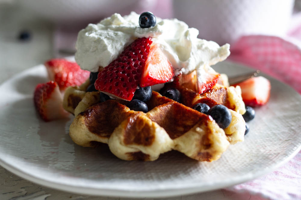 liege waffles for general conference brunch