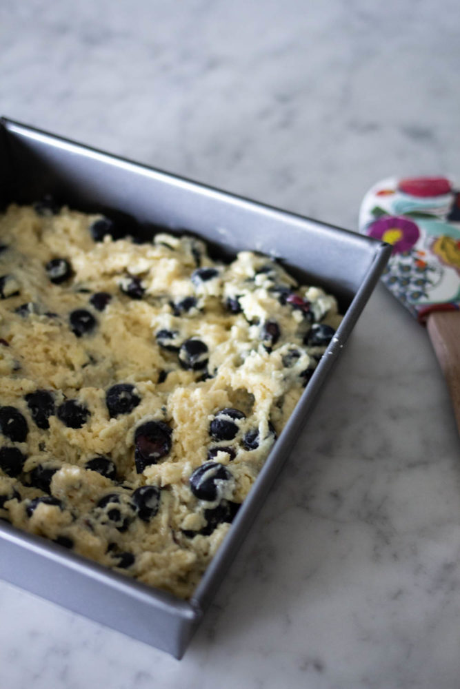 Blueberry Buckle Batter