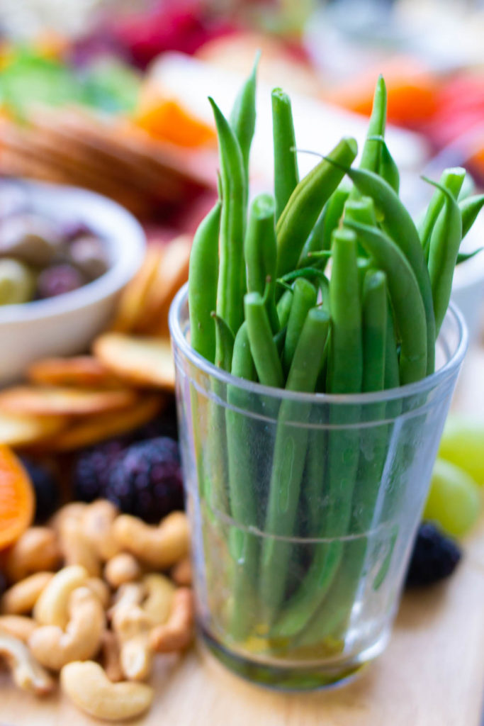 Charcuterie using fresh vegetables