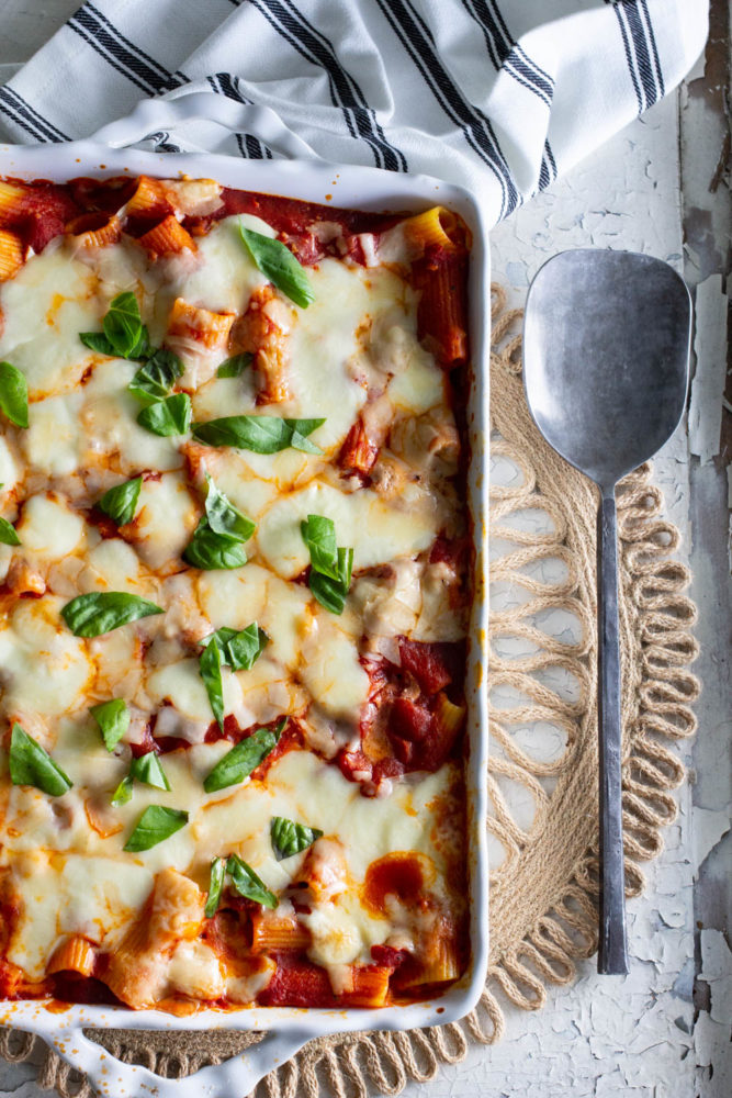 Meatless Baked Ziti