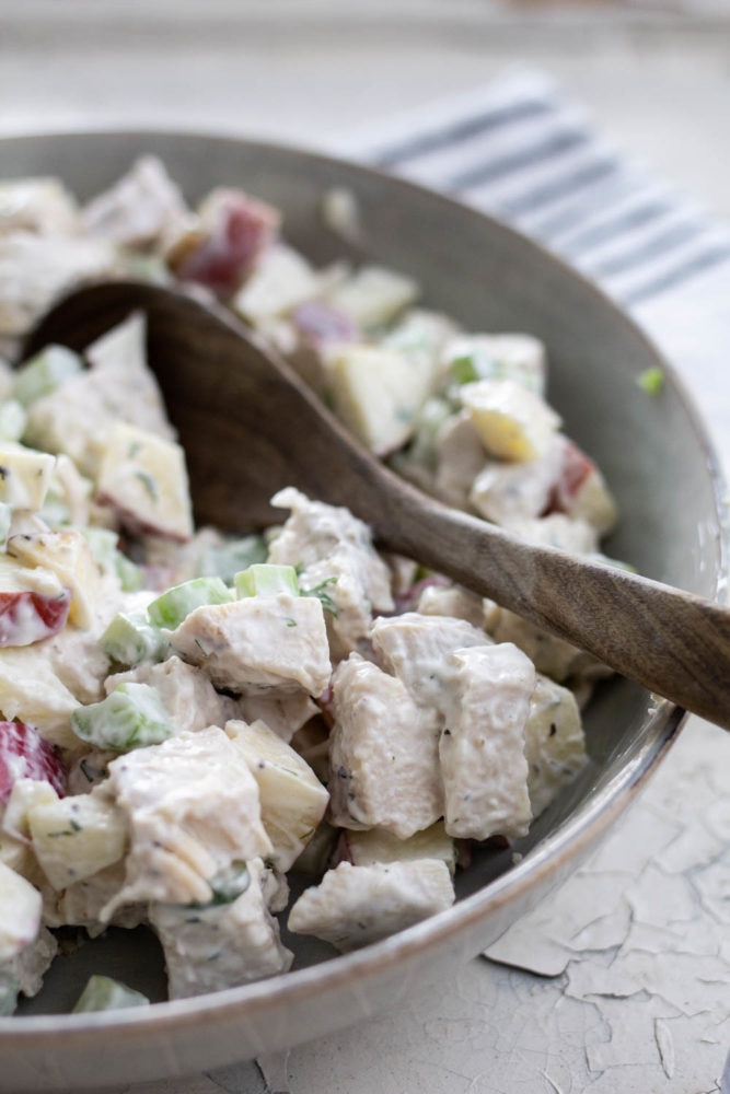 Chicken Salad with Grapes or Apples