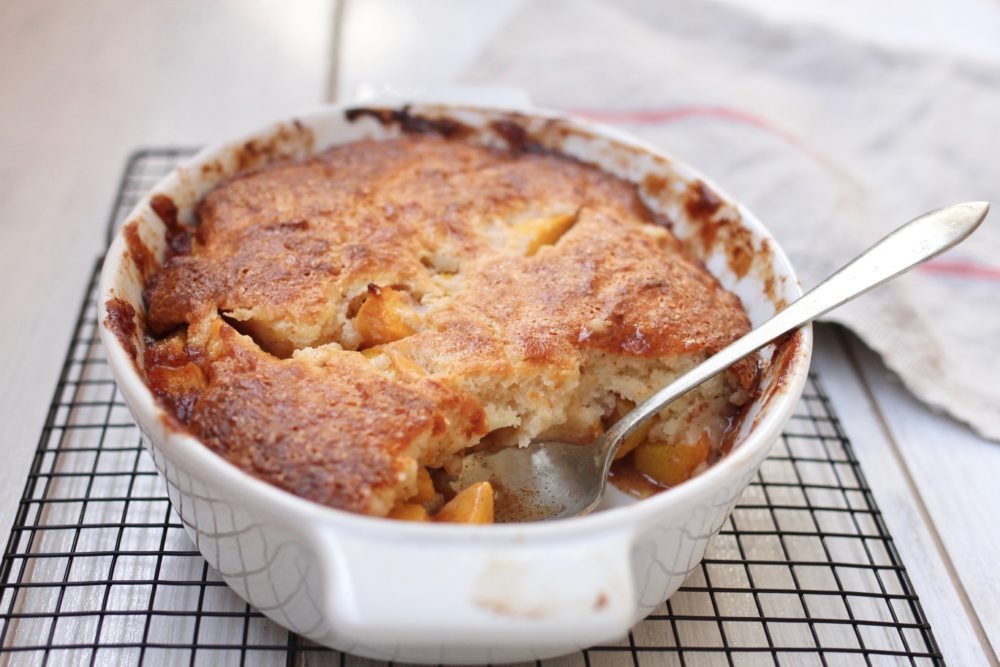 Brown Butter Peach Cobbler