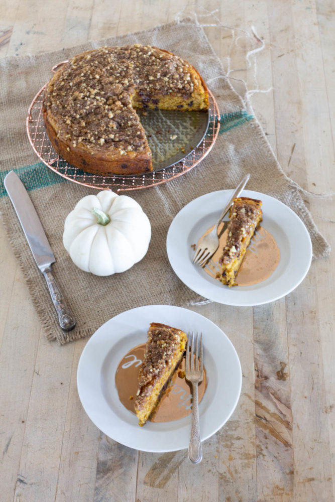 Easy fall dessert Pumpkin coffeecake