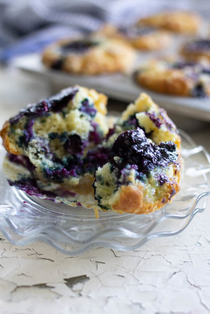 World's Best Fresh Blueberry Muffin
