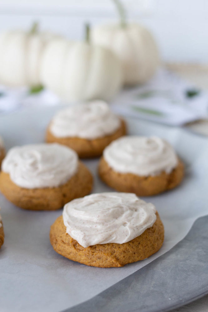 Pumpkin Cookie with Frosting