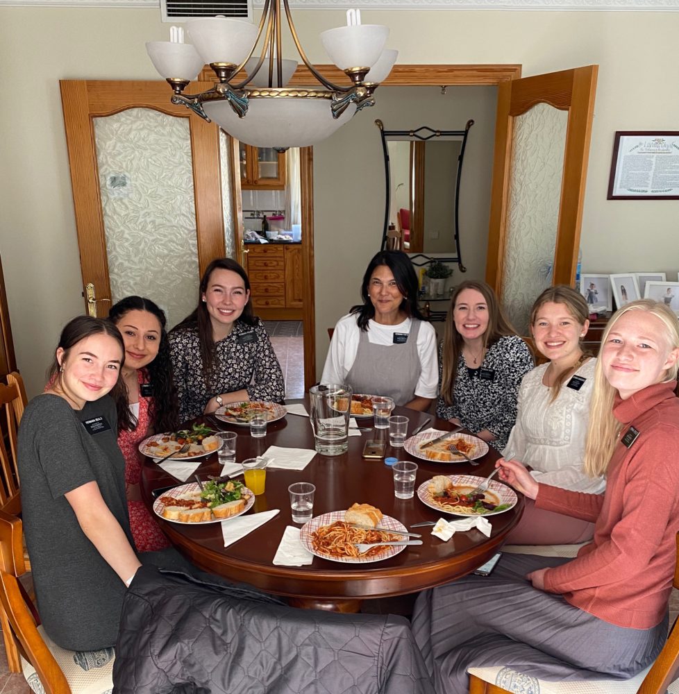 Feeding LDS Missionaries Spain