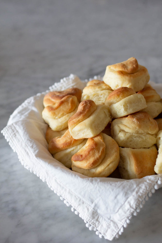 Fluffy Parker House Rolls