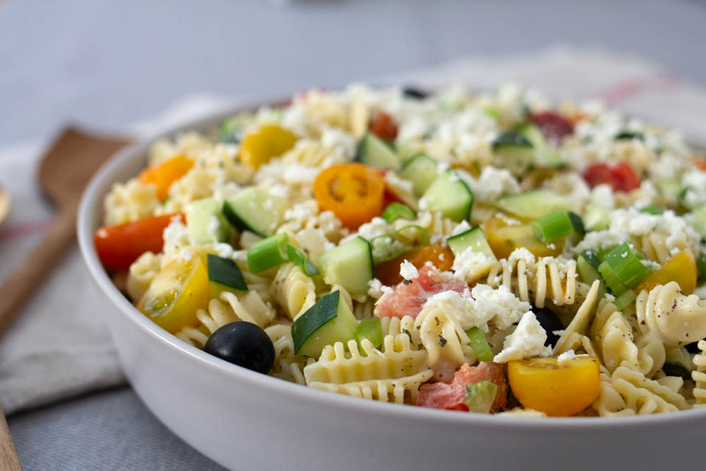 Mediterranean pasta salad recipe