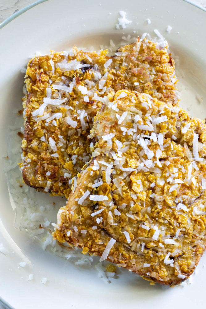 Crunchy Coconut French Toast