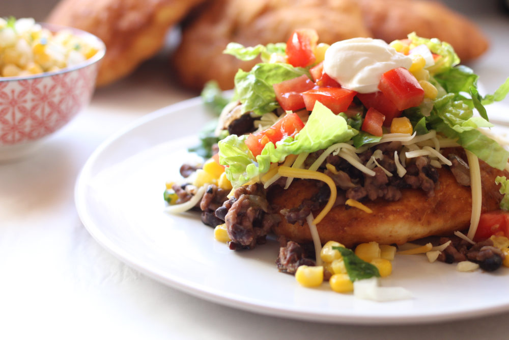 Toppings for Navajo tacos