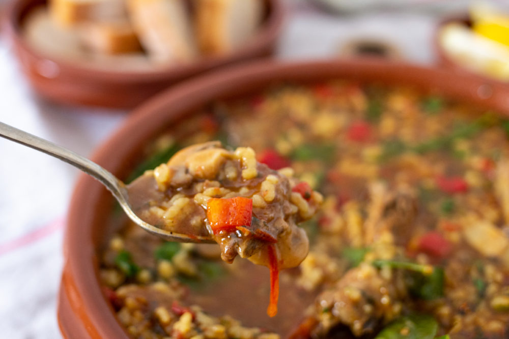 Easy Spanish Arroz Brut (Mallorcan Soup)