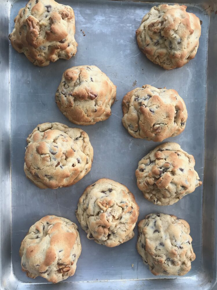 Levain Bakery Chocolate Chip Cookies made at home