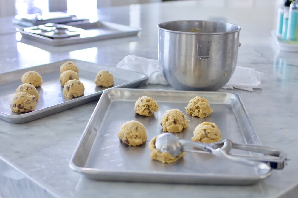 Make ahead cookie dough