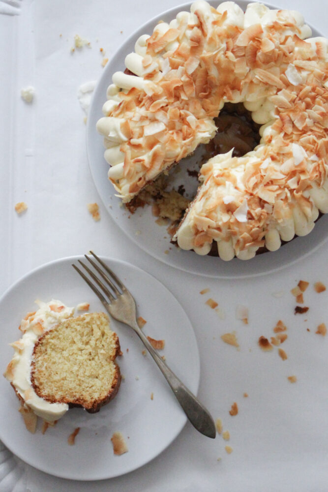 Coconut and Vanilla Sponge Cake | BBC Good Food