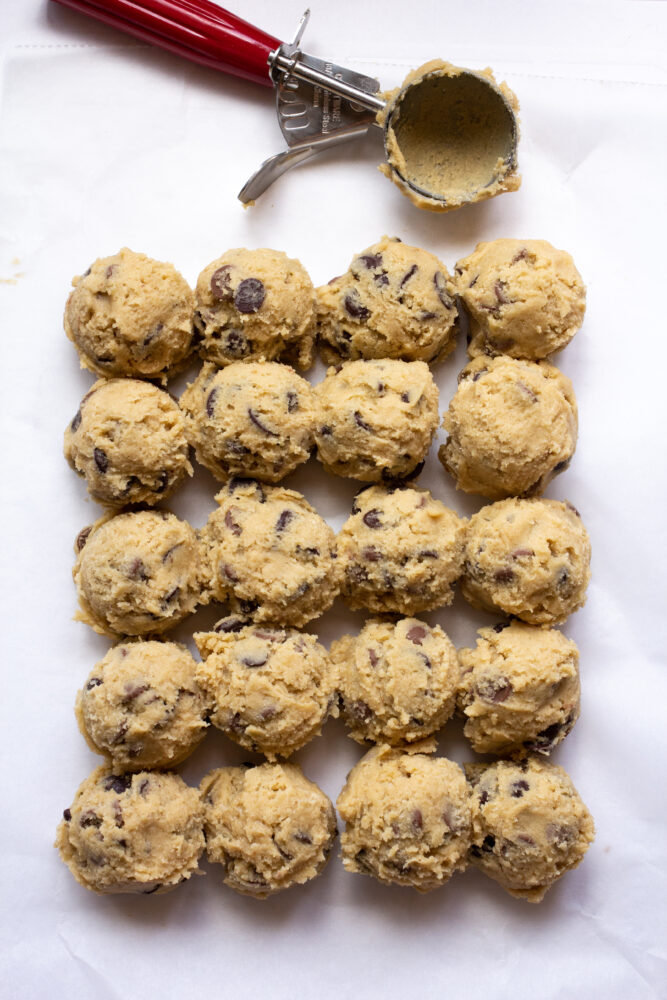 How to Freeze Cookie Dough and Bake it Later (The Best Way!)