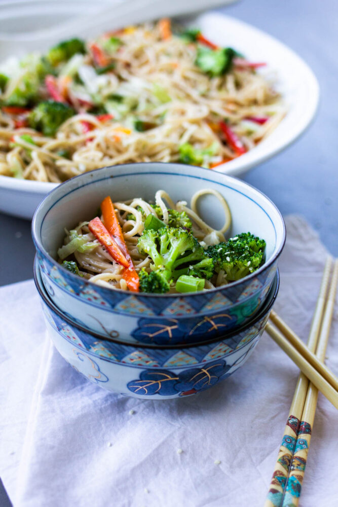 Ramen Salad with Asian Dressing