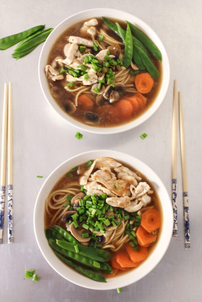 Life-Changing Udon with Soft-Boiled Egg, Hot Soy, and Black Pepper