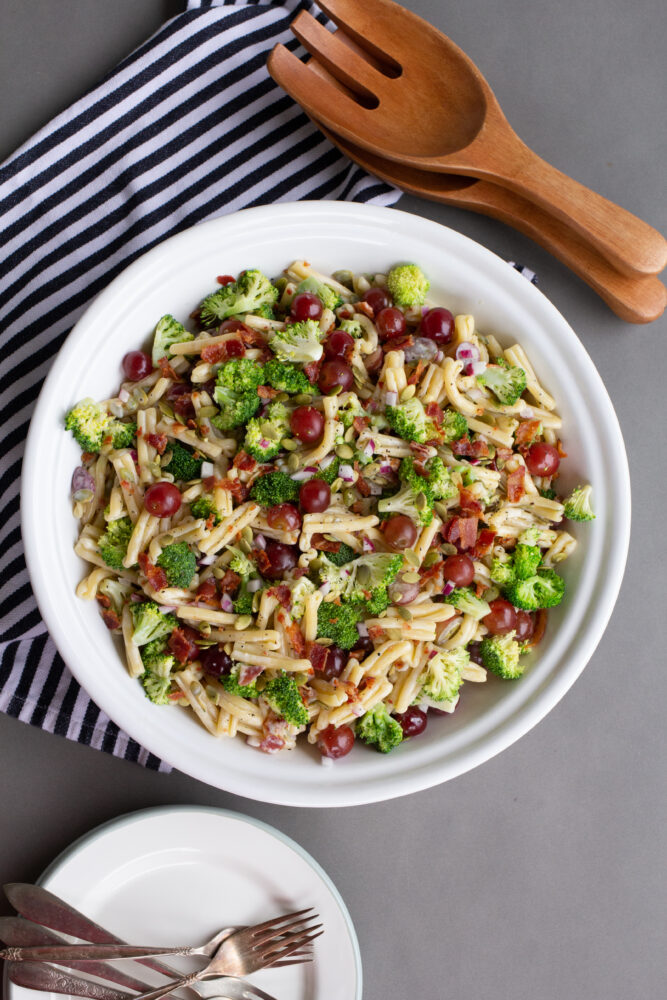 Broccoli, Grape and Pasta Salad