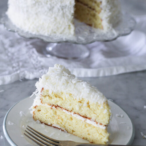 Chocolate Coconut Cake - Boston Girl Bakes