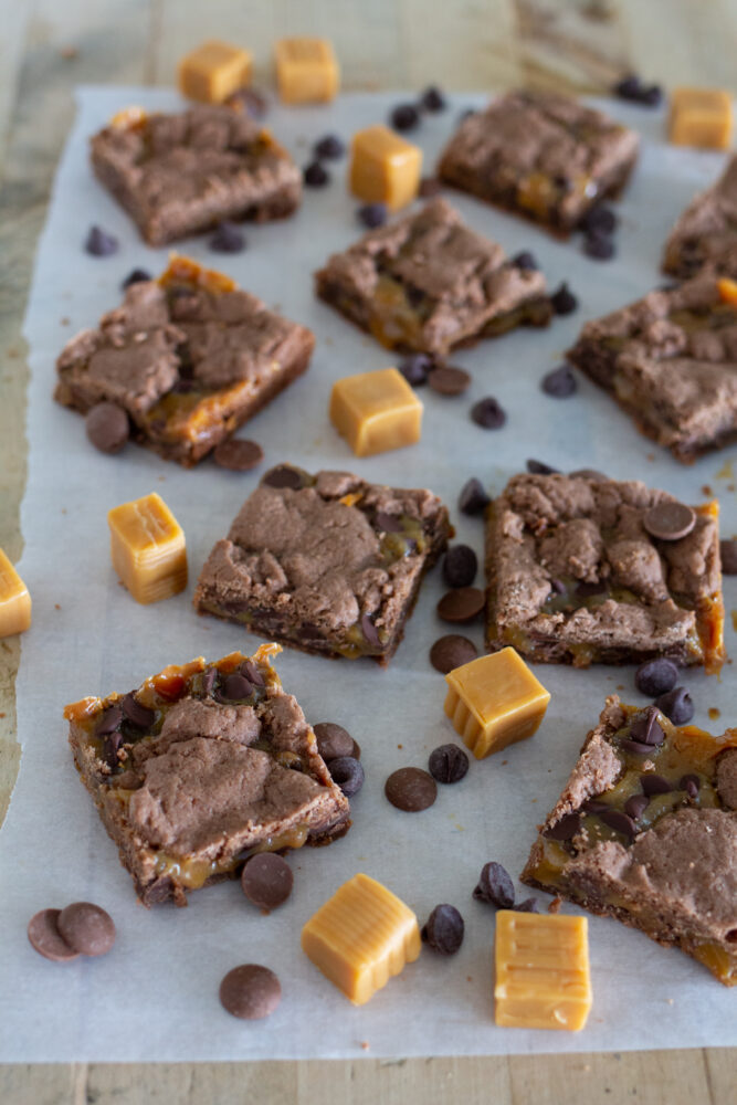 Quick and Easy Caramel Brownies