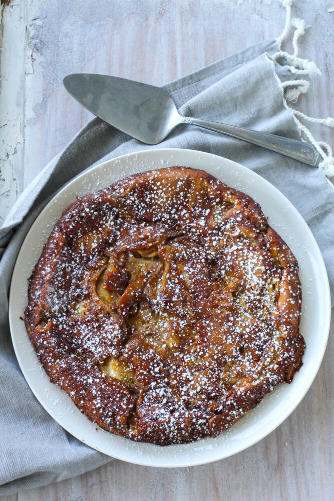 Apple Pancake Recipe in Mini Bundt Pans - Domestically Speaking