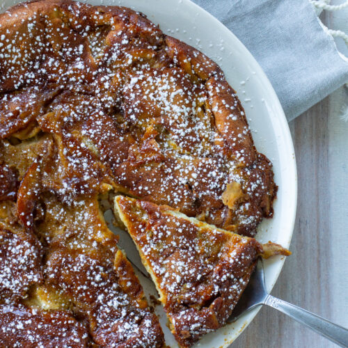 Easy German Apple Pancake Recipe A Bountiful Kitchen