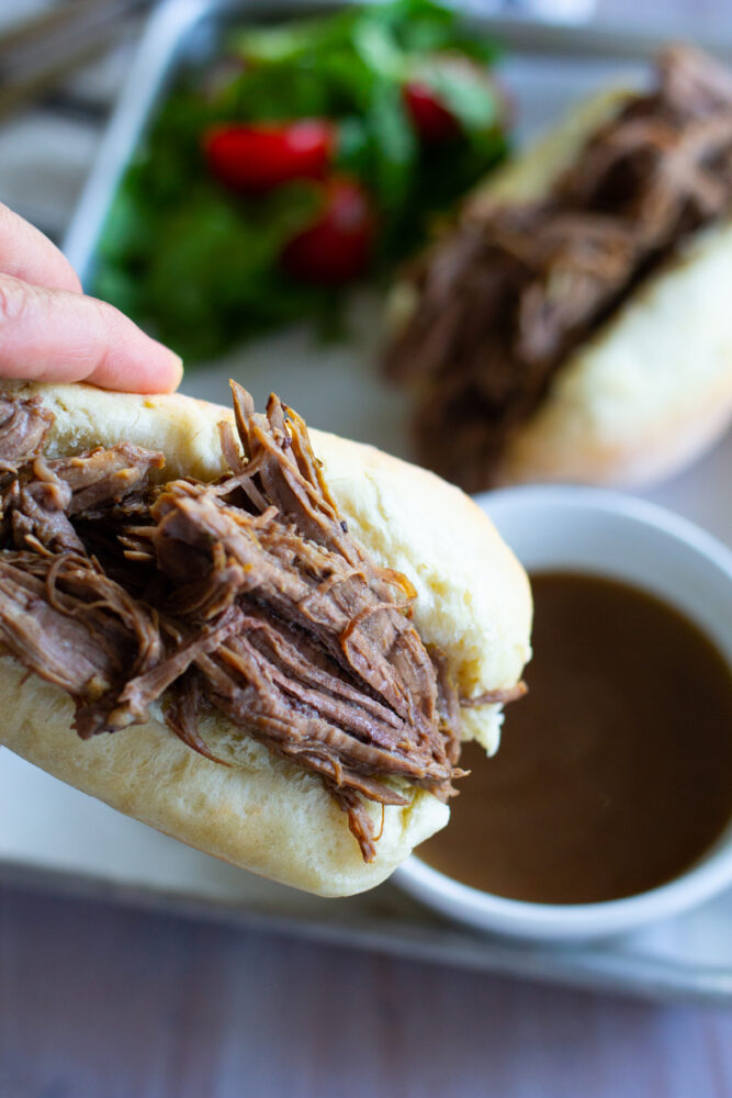 Pot Roast Sandwich with homemade  Au Jus