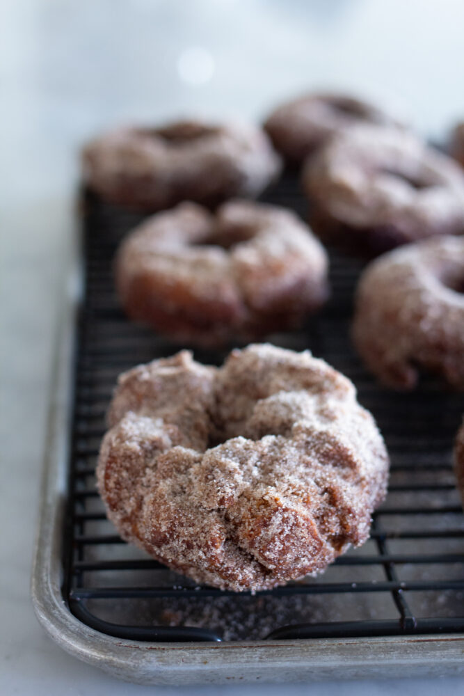 Homemade Apple Cider Donuts