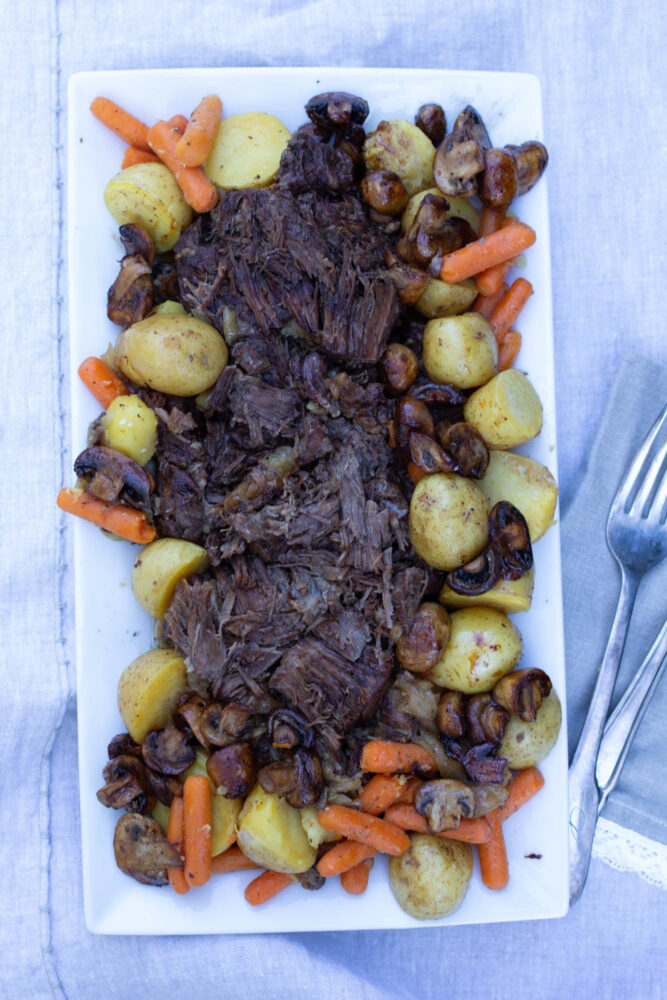 Pot Rost for French Dip Sandwiches