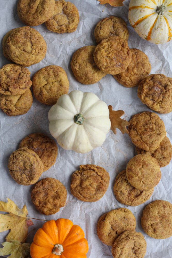 Chewy Pumpkin Snickerdoodles