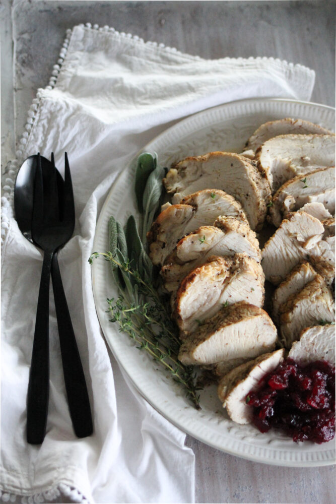 How to cook a turkey breast for Thanksgiving in the Instant Pot