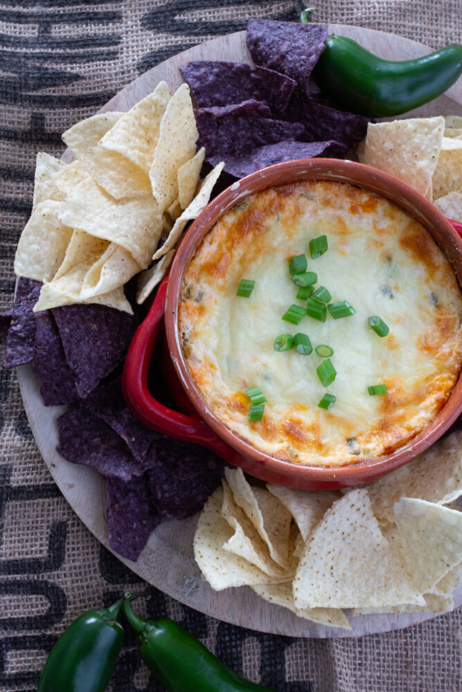 Easy Cheesy Baked Jalapeño Dip