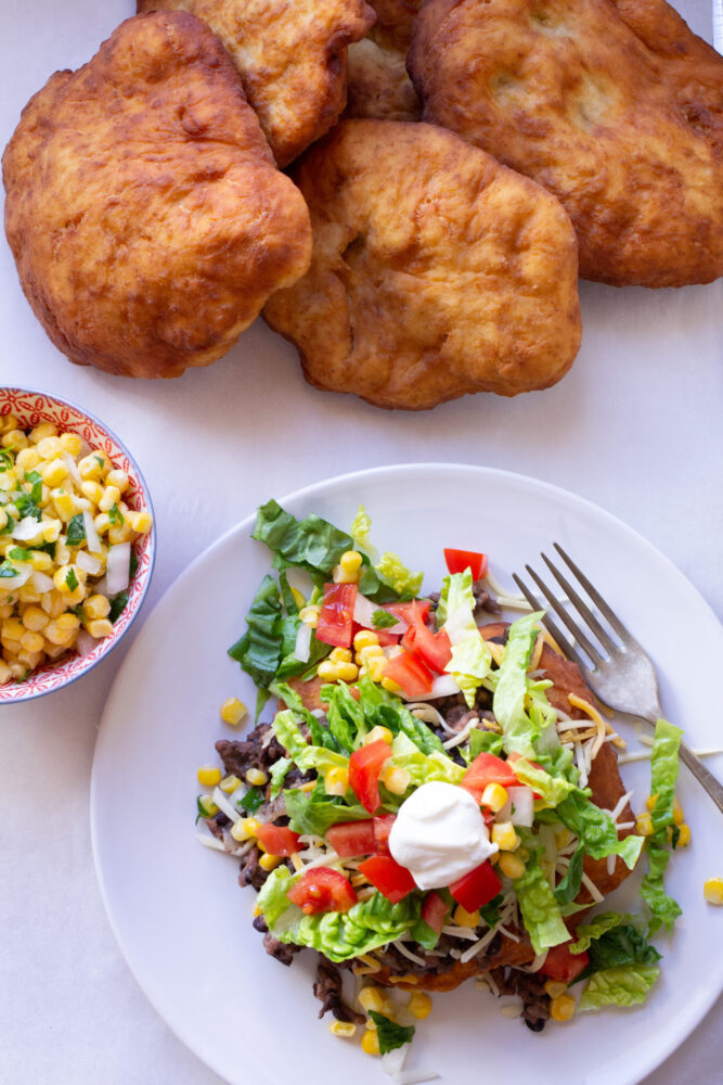 Easy Navajo Tacos with Indian Fry Bread